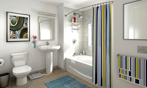 Image shows another bathroom installed by Northumbria Heating Services